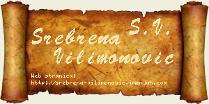 Srebrena Vilimonović vizit kartica